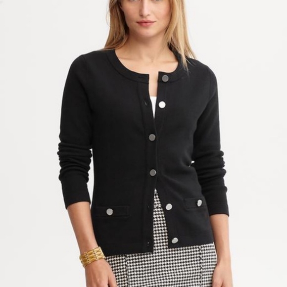 NWOT Banana Republic Ponte Knit Cardigan